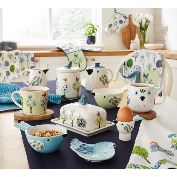 Pamut konyharuha szett 3 db-os 45x65 cm Forest Birds – Cooksmart ®-image-2