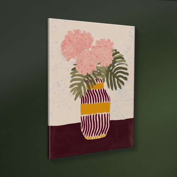 Kép 60x80 cm Striped Vase – Styler-image-2