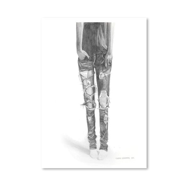 Ripped Jeans by Claudia Libenberg 30 x 42 cm-es plakát