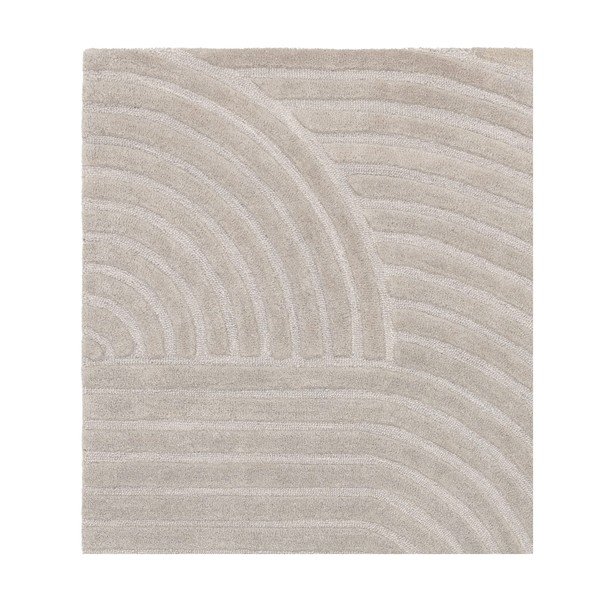 Világosszürke gyapjú szőnyeg 160x230 cm Hague – Asiatic Carpets-image-4