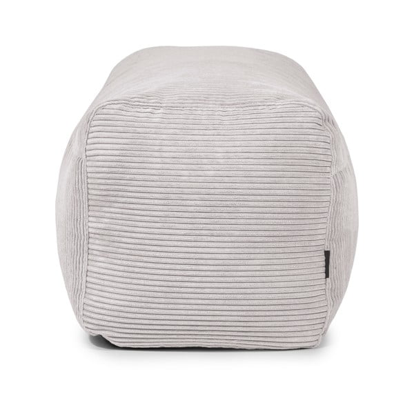 Krémszínű kordbársony babzsákfotel Plus 100 Lounge – SLOWDOWN-image-3