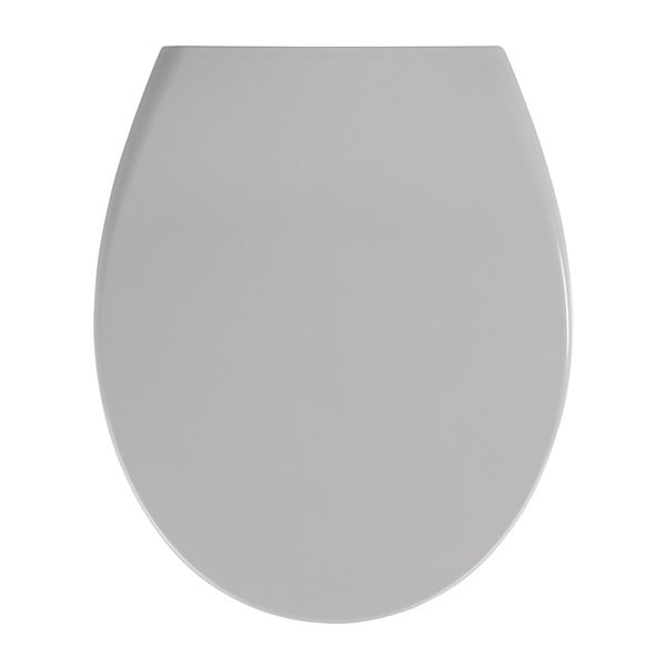 Samos világosszürke WC-ülőke, 44,5 x 37,5 cm - Wenko