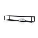 Fekete fém függő cipőtartó 118x20,5x30,5 cm School – Spinder Design