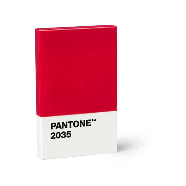 Piros névjegykártya tartó - Pantone