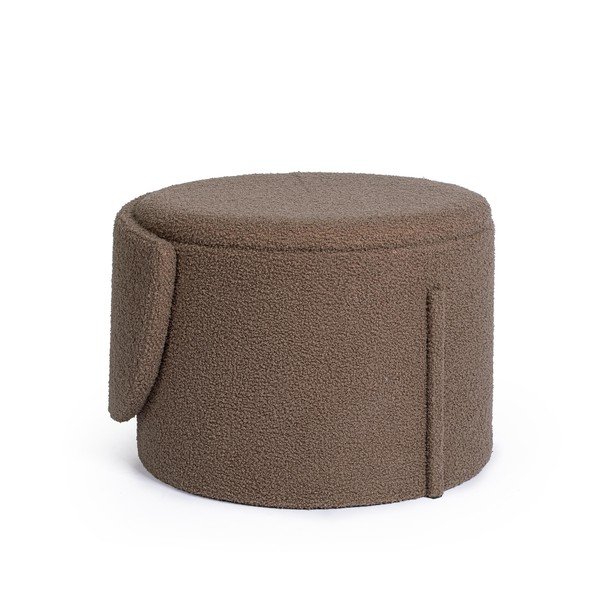 Szürkésbarna buklé puff Anthea – Yes Everyday-image-4