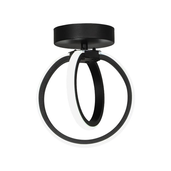 Fekete fém LED mennyezeti lámpa Sezen – Squid Lighting