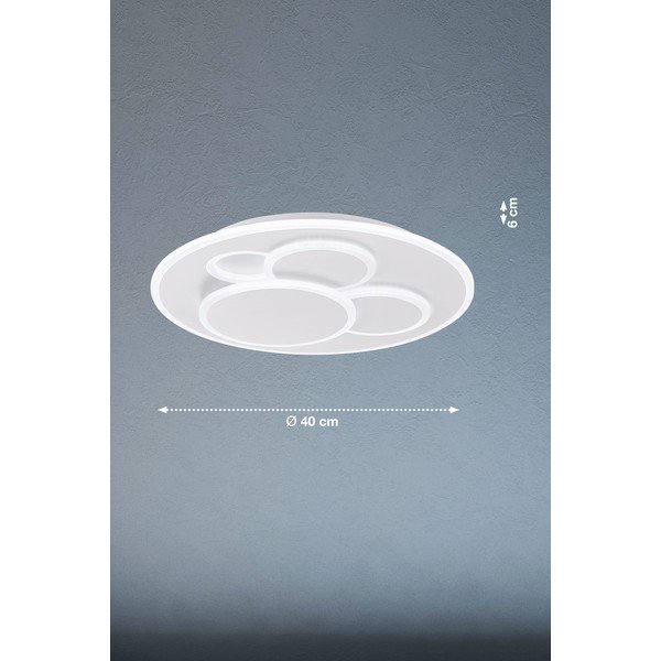 Fehér LED dimmelhető mennyezeti lámpa Dots – Fischer & Honsel-image-2