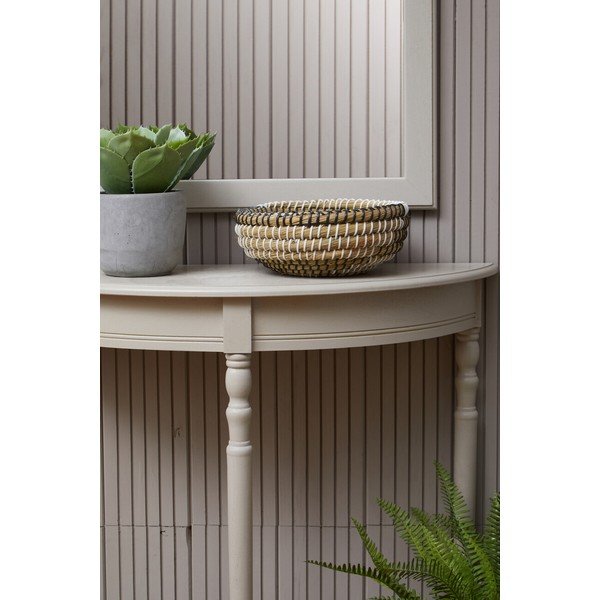 Bézs borovi fenyő konzolasztal 30x80 cm Heritage – Premier Housewares-image-3