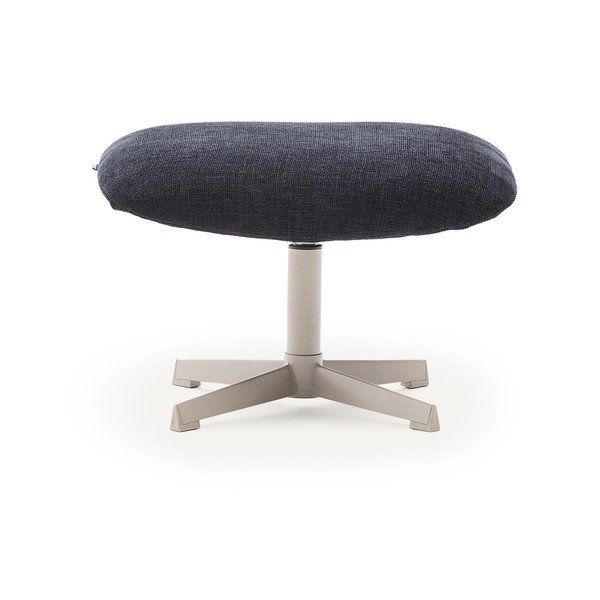 Sötétkék zsenília lábtartó Teryl – Kave Home-image-2