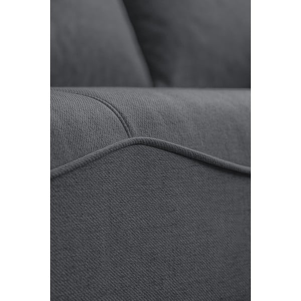 Sötétszürke kinyitható sarokkanapé ("U" alakú) Homely Tommy – Miuform-image-3