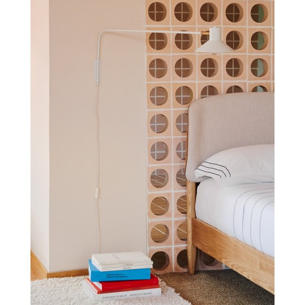 Fehér fali lámpa ø 20 cm Aria – Kave Home-image-1