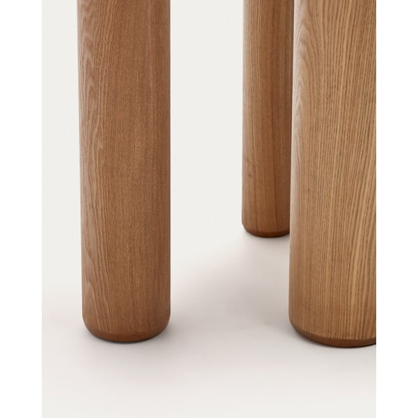 Étkezőasztal kőrisfa dekorral 105x220 cm Mailen – Kave Home-image-4