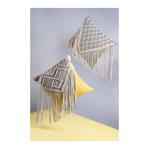 Textil díszpárna 45x45 cm Macrame – VDE Tivoli 1996-image-2