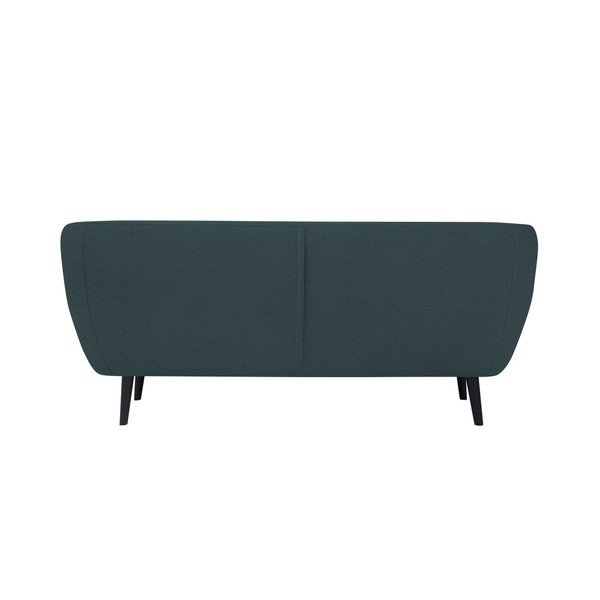 Piemont sötétkék kanapé barna lábakkal, 188 cm - Mazzini Sofas-image-2