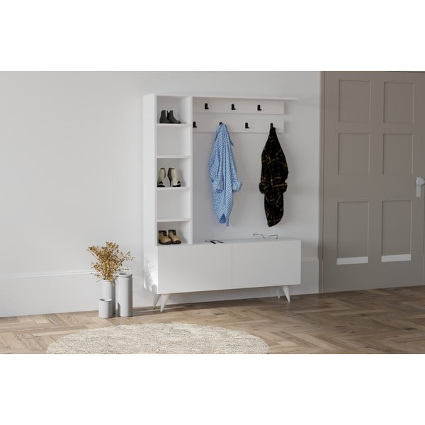 Fehér előszoba bútor Bahar – Kalune Design-image-2