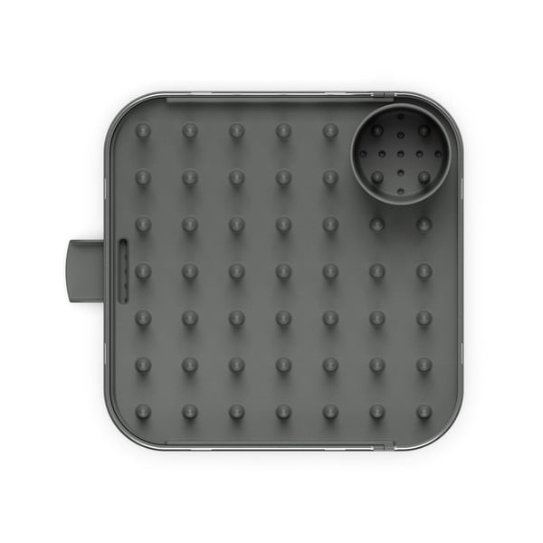 Szürke állítható rozsdamentes acél edényszárító 35x39 cm Duo – Joseph Joseph-image-4