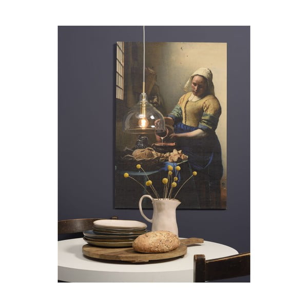 Aranyszínű függőlámpa üveg búrával ø 20 cm Brussels – it's about RoMi-image-2