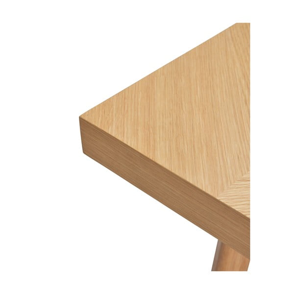Étkezőasztal tölgyfa dekorral 80x160 cm Herringbone – Hübsch-image-3