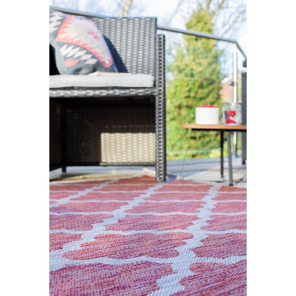 Pauda piros-bézs szőnyeg, 120 x 170 cm - Flair Rugs-image-4