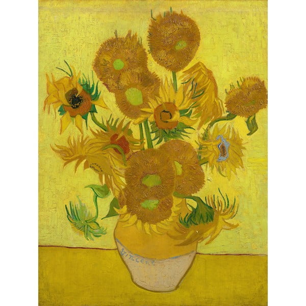 Reprodukciós kép 30x40 cm Sunflowers, Vincent van Gogh – Fedkolor