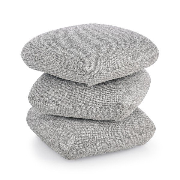 Szürke buklé puff Antara – Bizzotto-image-2
