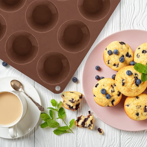 Szilikon muffin sütőforma 23,5x29 cm – Orion-image-1