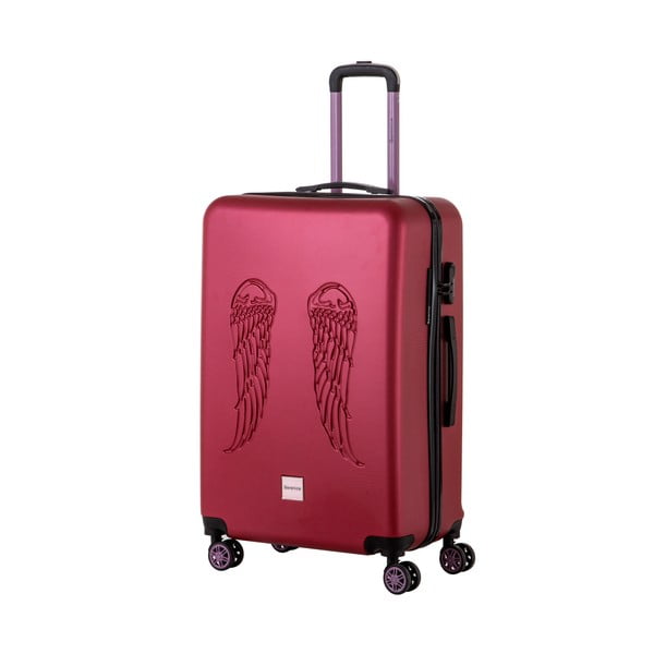 Wingy piros bőrönd, 107 l - Berenice