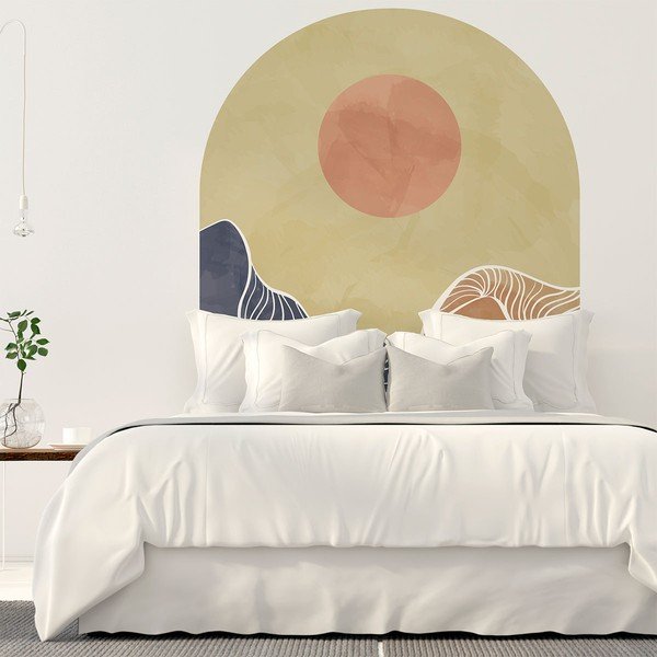 Falmatrica 120x140 cm Abstract Rising Sun Arch – Ambiance-image-4
