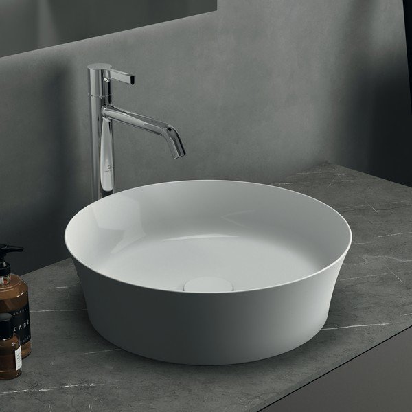 Fehér kerámia kerek mosdókagyló ø 40 cm Ipalyss – Ideal Standard-image-4