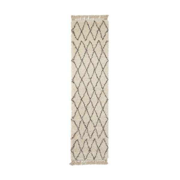 Krémszínű futószőnyeg 60x230 cm Boho – Think Rugs