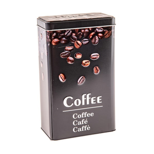 Fém kávétartó doboz Black3D – Dakls