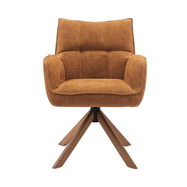 Narancssárga kárpitozott étkezőfotel szett 2 db-os Marilla – Unique Furniture-image-1