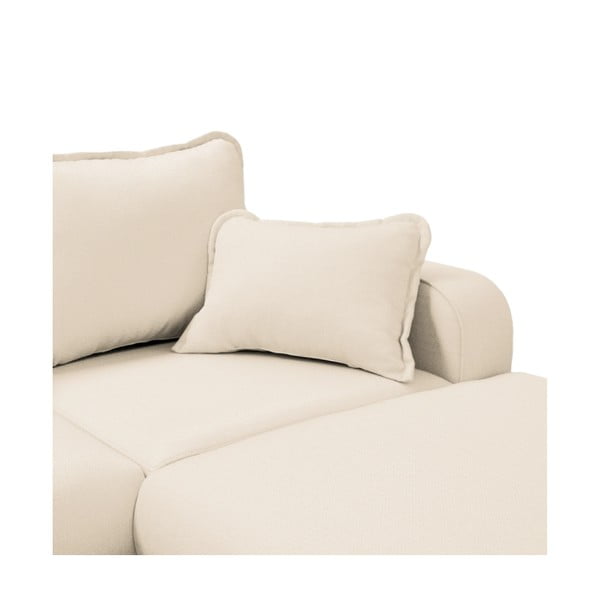 Krémszínű sarokkanapé (jobb oldali) Beata – Ropez-image-1