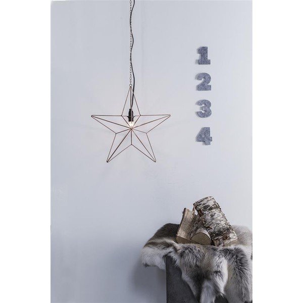 Tjusa rézszínű, függő világító dekoráció, ø 43 cm- Markslöjd-image-1