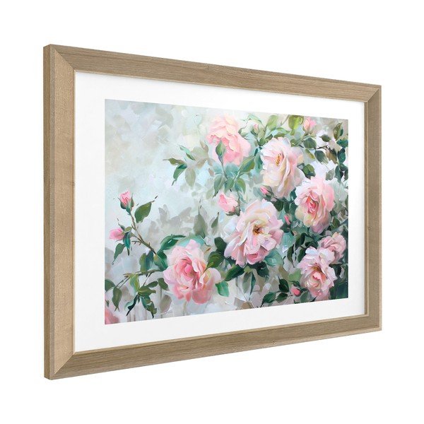 Nyomtatott keretezett kép 75x56 cm Blooming Roses – Styler-image-4