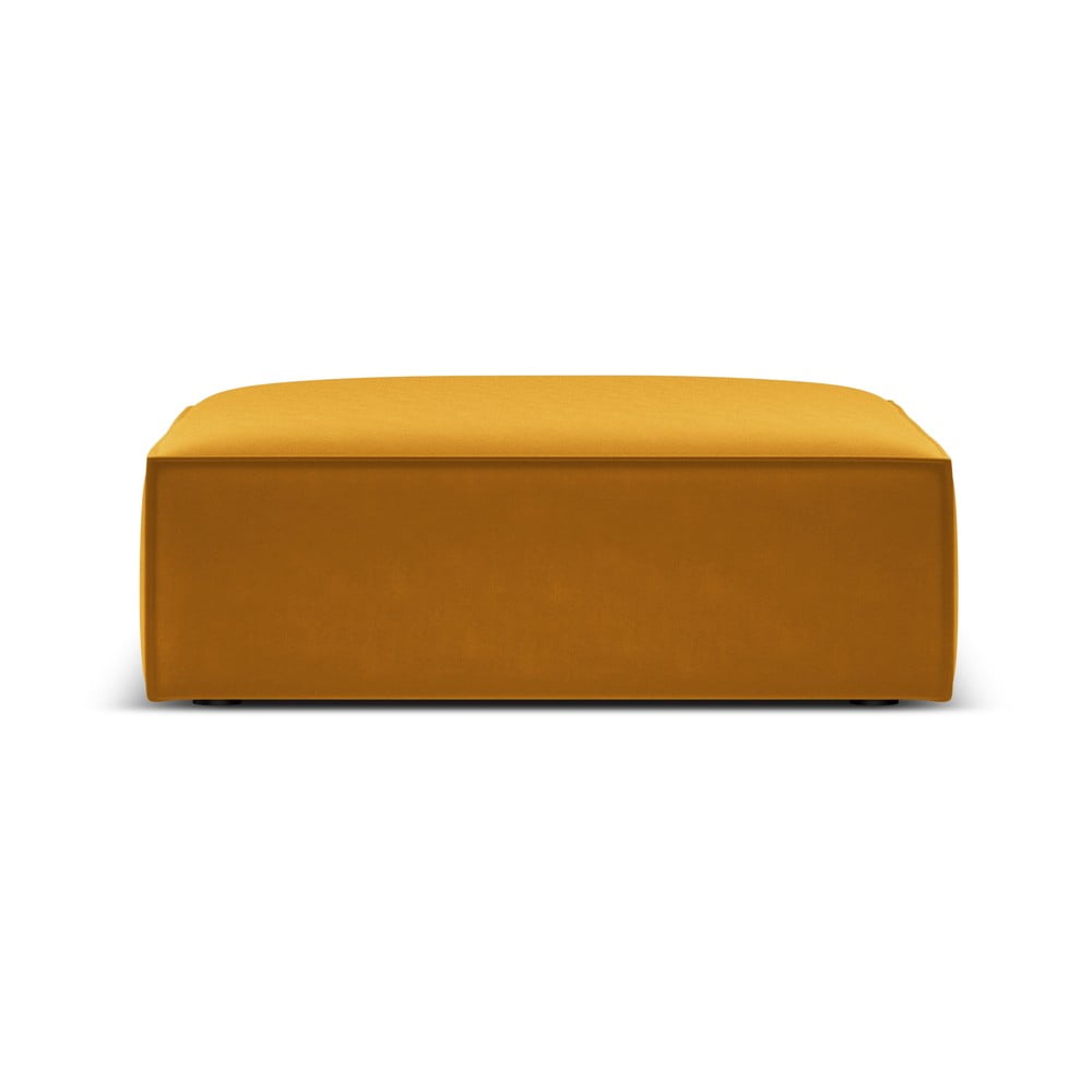Mustársárga bársony lábtartó Vanda  Mazzini Sofas