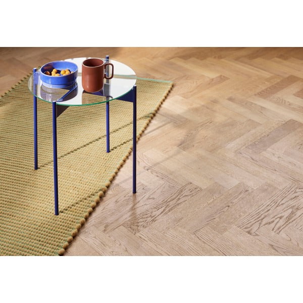 Kerek tárolóasztal üveg asztallappal ø 45 cm Beam – Hübsch-image-3