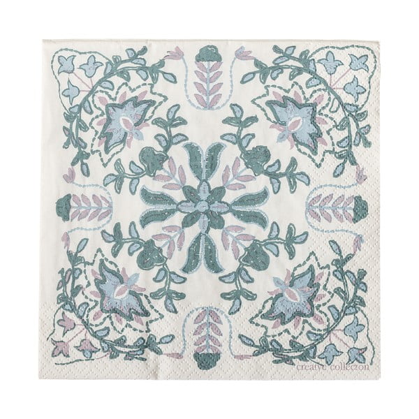 Papír szalvéta szett 20 db-os 33x33 cm Alvira – Bloomingville