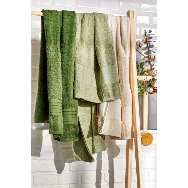 Firenze 4 db-os pamut fürdőlepedő szett, 70 x 140 cm - Bonami Selection-image-1