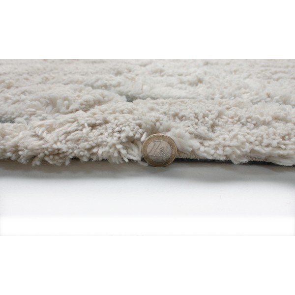 Solitaire Sion bézs-kék kézzel szőtt szőnyeg, 160 x 230 cm - Flair Rugs-image-3