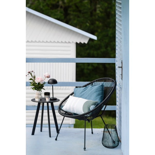 Avocado fekete kerti szék mesterséges rattanból - Bonami Selection-image-1