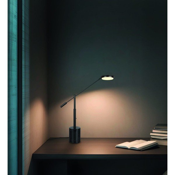 Fekete LED asztali lámpa (magasság 65 cm) Fiore – Trio Select-image-1