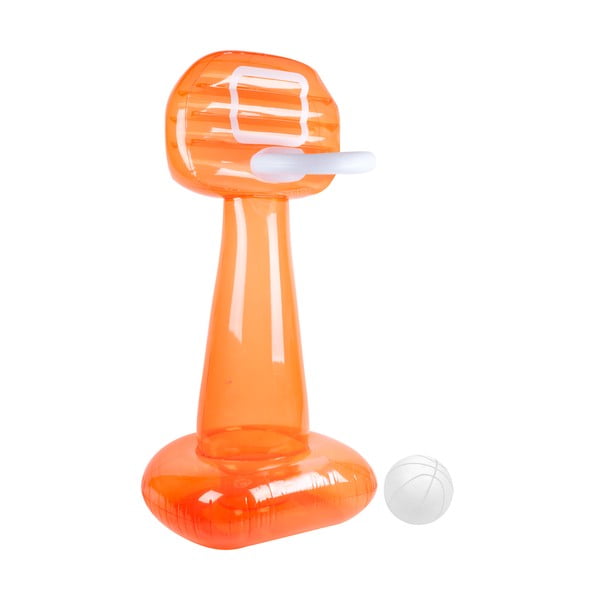 Pomelo narancssárga felfájható kosárlabda palánk és labda - Sunnylife