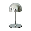 Ezüstszínű LED asztali lámpa távirányítóval, fém búrával (magasság 22 cm) Tim – Sirius