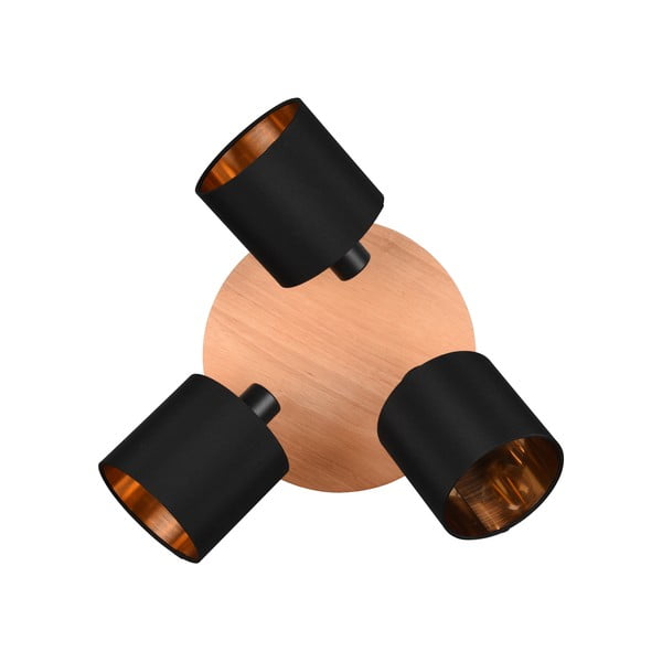 Fekete-natúr színű spotlámpa ø 12 cm Tommy – Reality-image-3