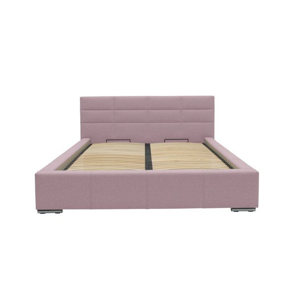 Reve halvány rózsaszín kétszemélyes ágy, 140 x 200 cm - Mazzini Beds-image-4
