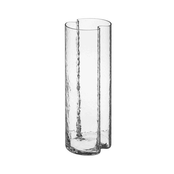 Üveg kézzel készített váza (magasság 24 cm) Tubu – noo.ma
