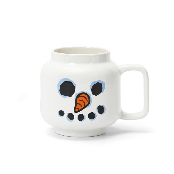 Fehér kerámia gyerek bögre lattéhoz 530 ml Snowman – LEGO®