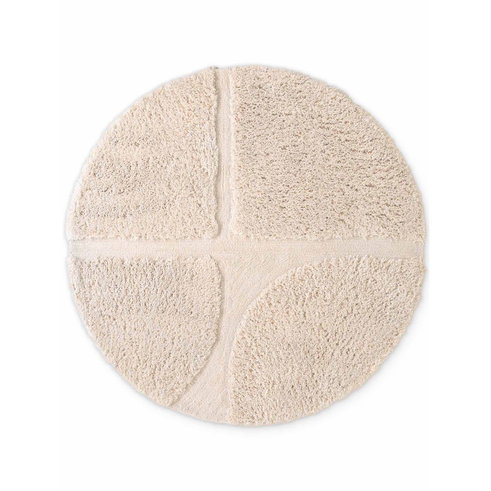 Krémszínű kézi szövésű kerek szőnyeg ø 200 cm Lambeth Jasper – Ted Baker