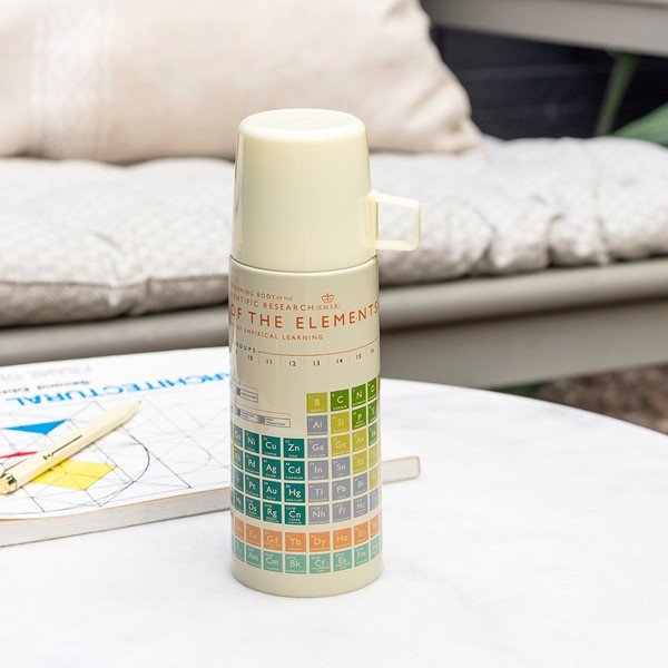 Krémszínű gyerek termosz 350 ml Periodic Table – Rex London-image-1